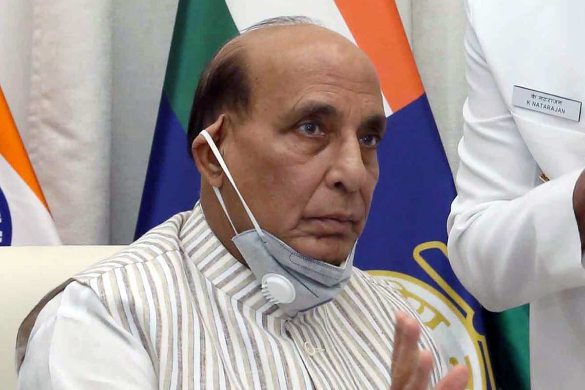 Defence Minister Rajnath Singh