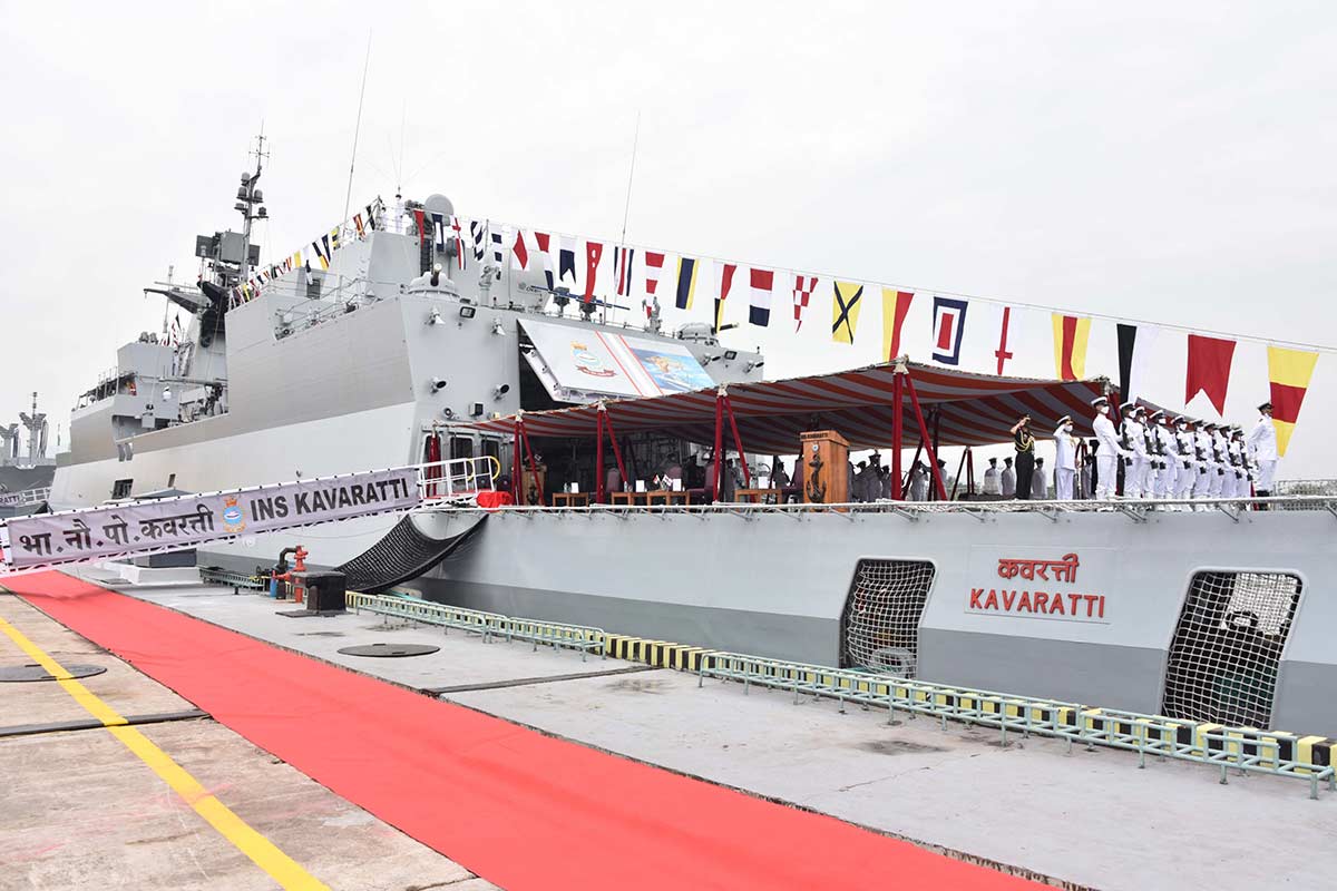 Indian Navy INS Kavaratti,