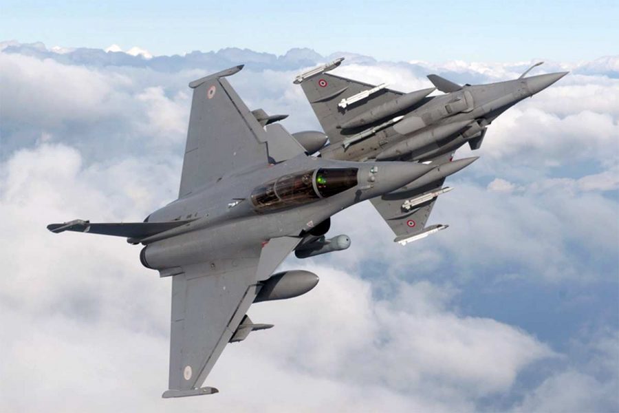 IAF Rafale fighter jets.