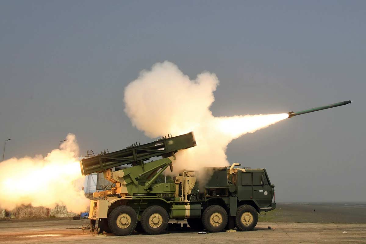 Indian Army DRDO Pinaka Rocket