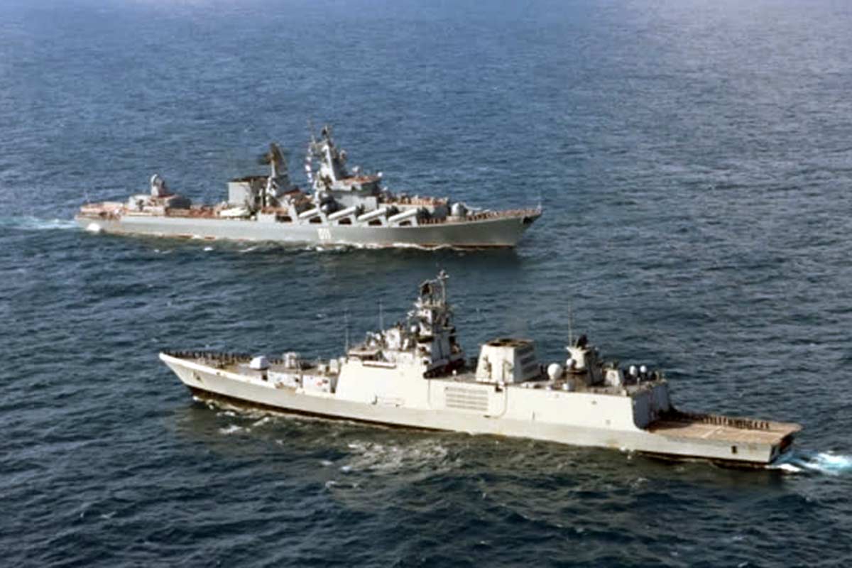 Indian Navy Russian Navy Military Exercise