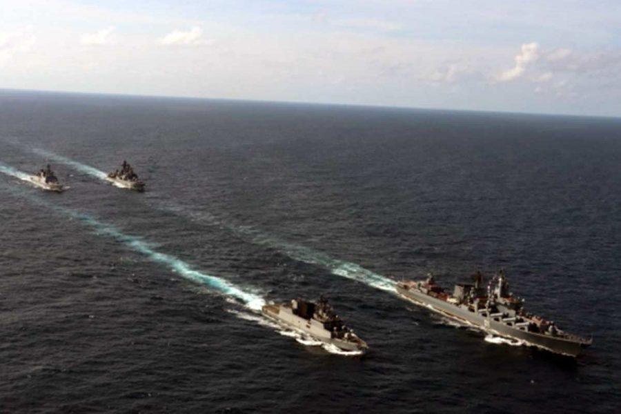 Indian Navy Russian Navy Military Exercise