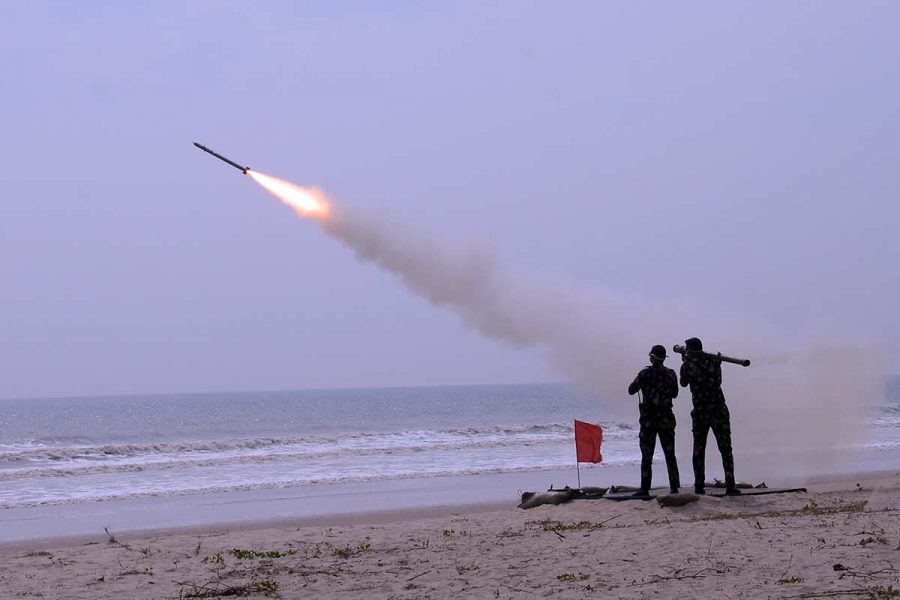 Indian Air Force Missile Firing