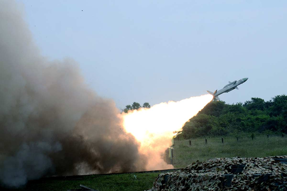 Indian Air Force Missile Firing