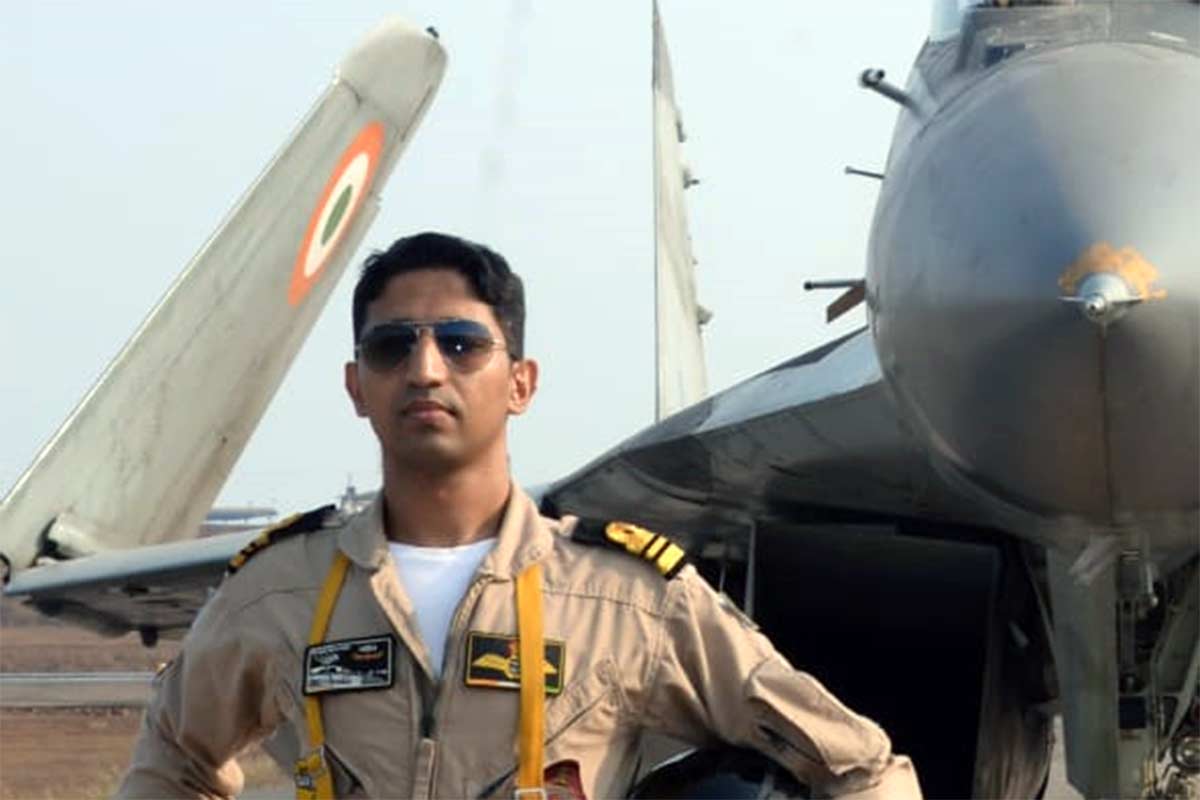 Indian Navy Pilot Nishant Singh Mig 29K