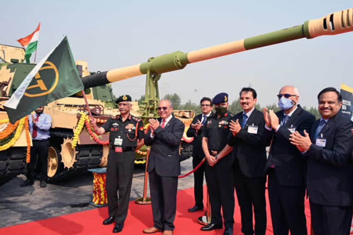 Indian Army L&T Hanwha K9 Vajra Gun