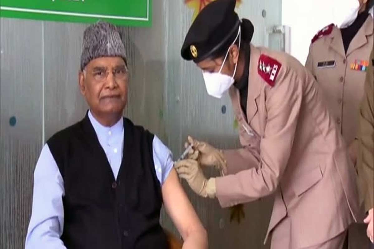 President Ram Nath Kovind, Covid vaccine
