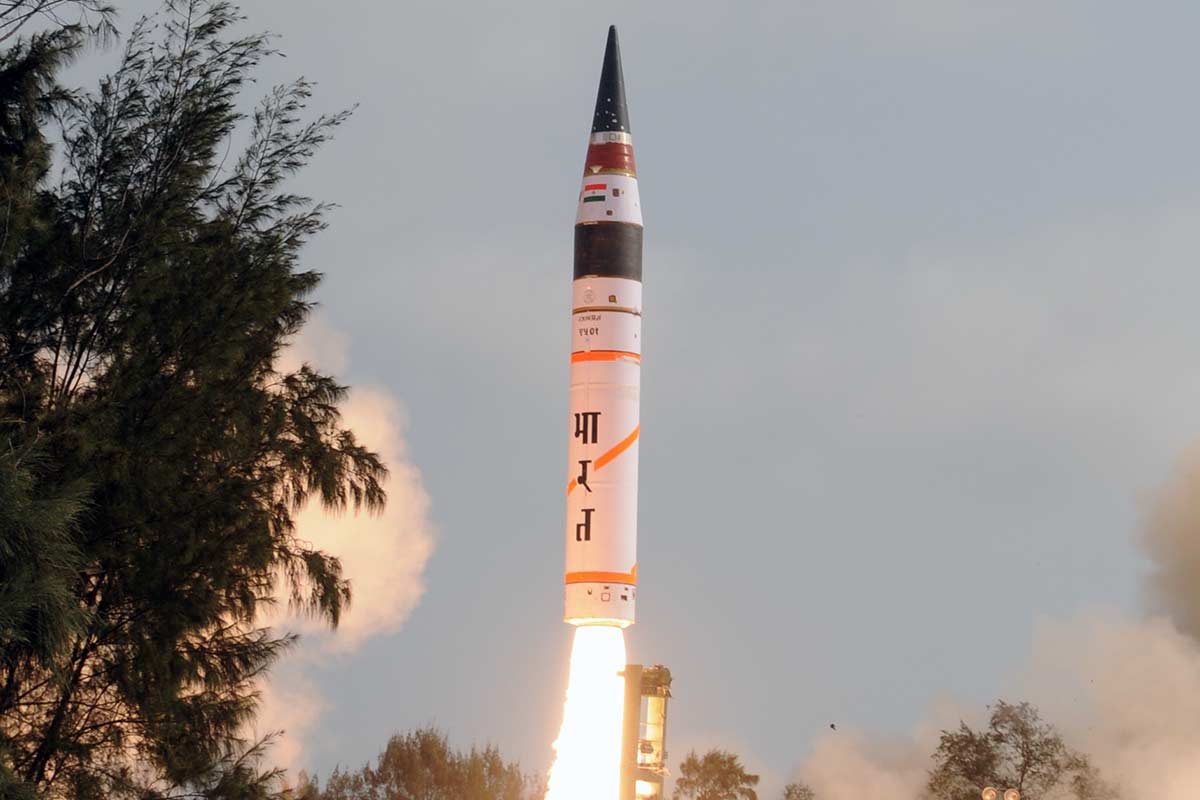 India DRDO Agni-5 Missile