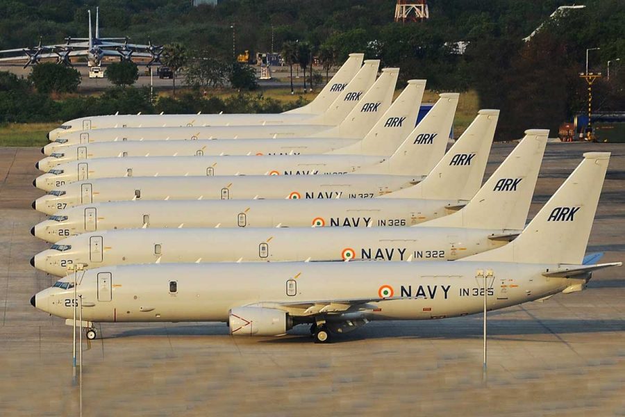 Indian Navy Boeing P8I Aircraft