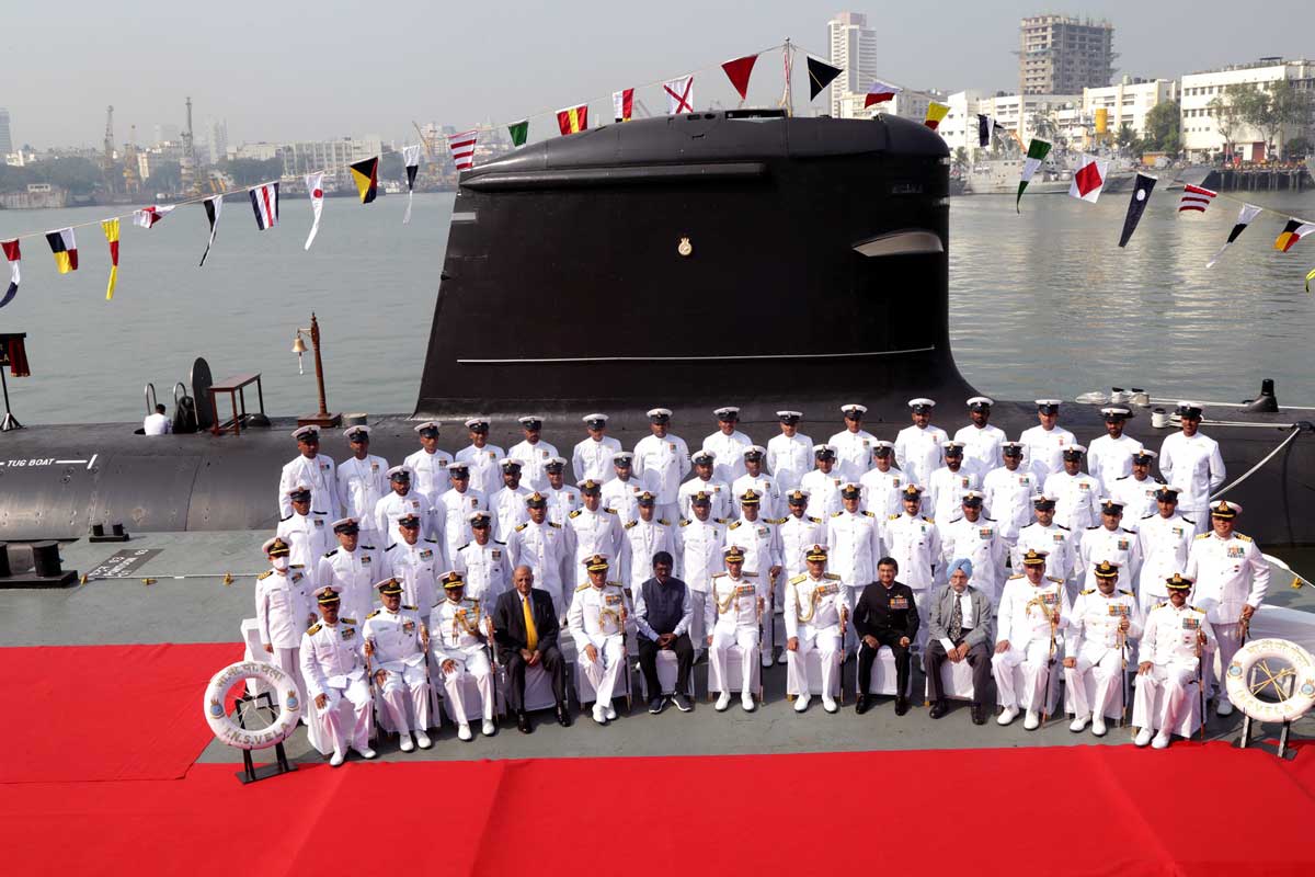 Indian Navy Scorpene Class Submarine INS Vela