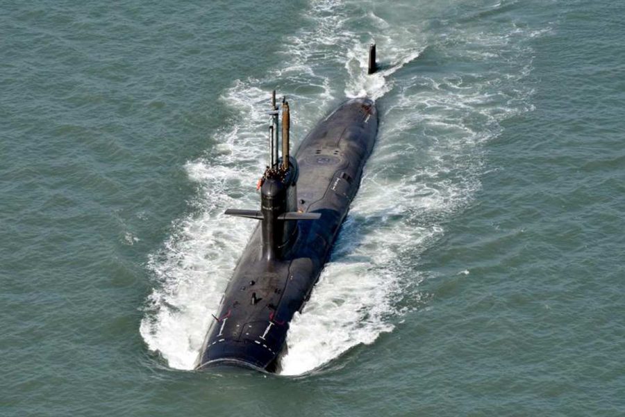 Indian Navy Scorpene Class Vela Submarine.