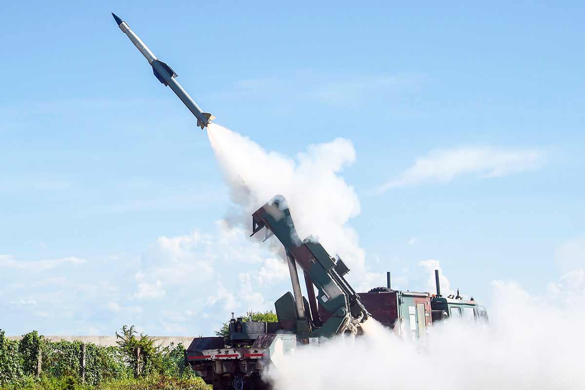 India DRDO QRSAM Missile