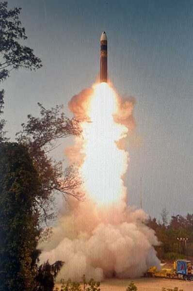 India's Agni-5 missile with MIRV capability.