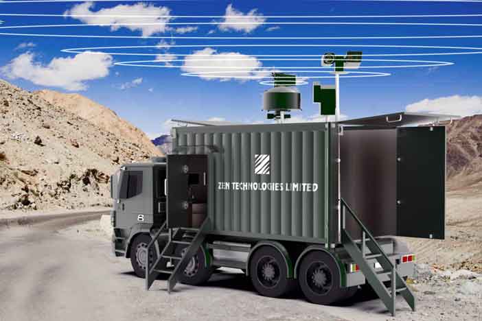 Zen Technologies' anti-drone system.