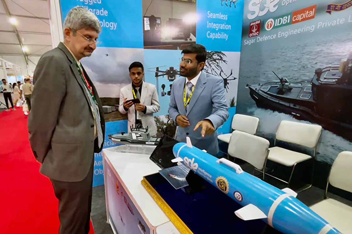 Sagar Defence's UUV.