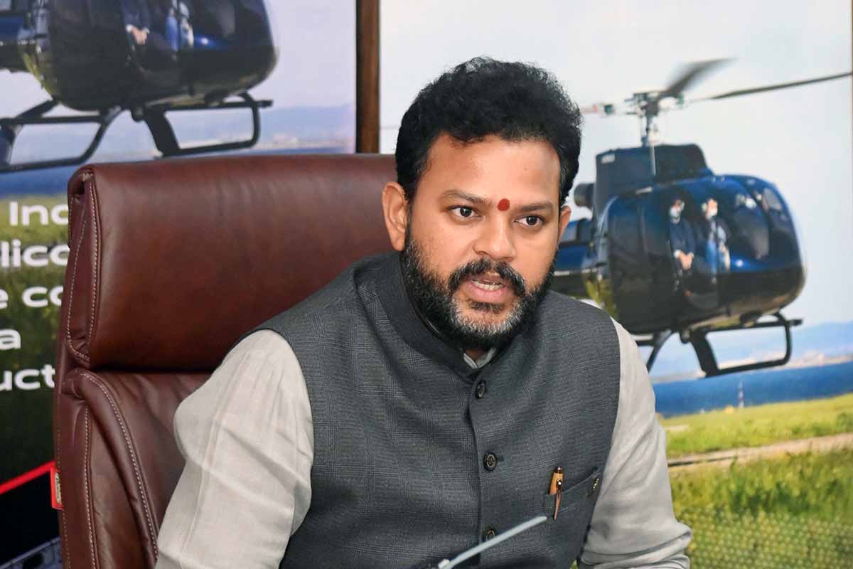 Ram Mohan Naidu, Civil Aviation Minister.