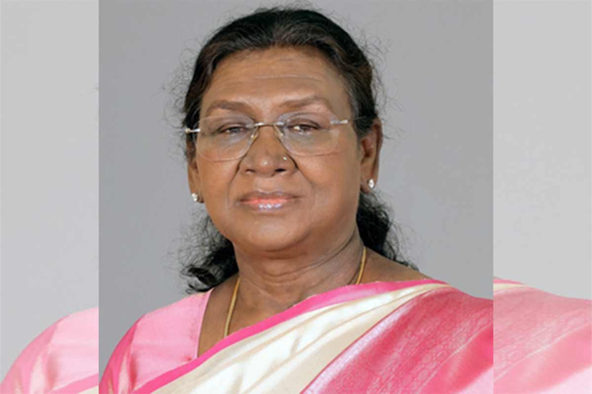 Droupadi Murmu, President of India.