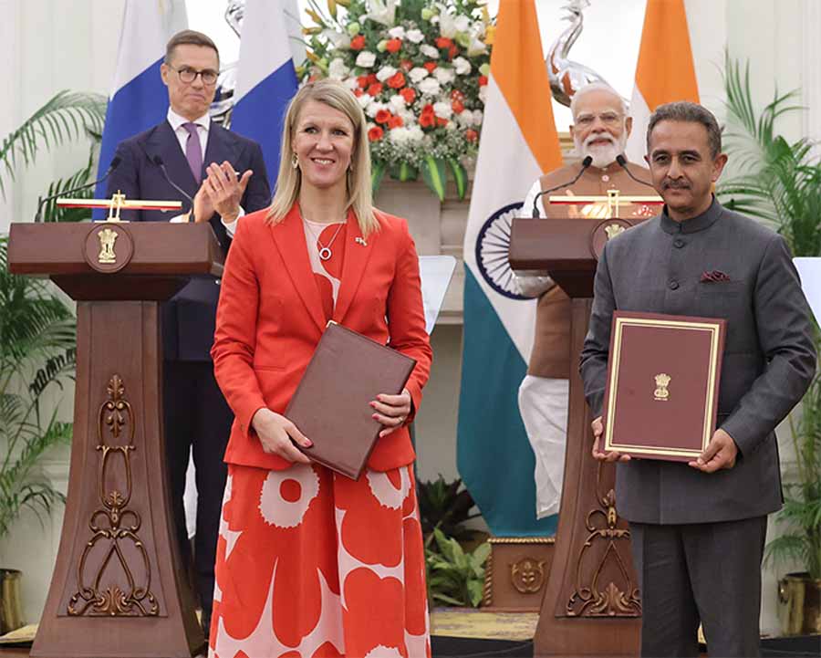 India-Finland signed several landmark agreements, during President Dr. Alexander Stubb's India visit.