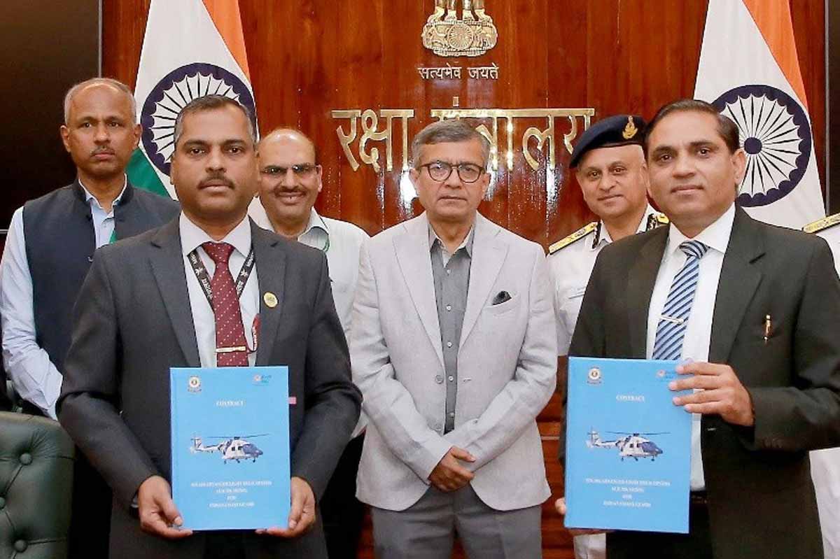 MoD-HAL deal signed in New Delhi.
