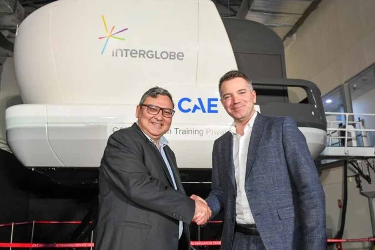 CAE-InterGlobe's MoU for Pilot Training Centre in Mumbai.