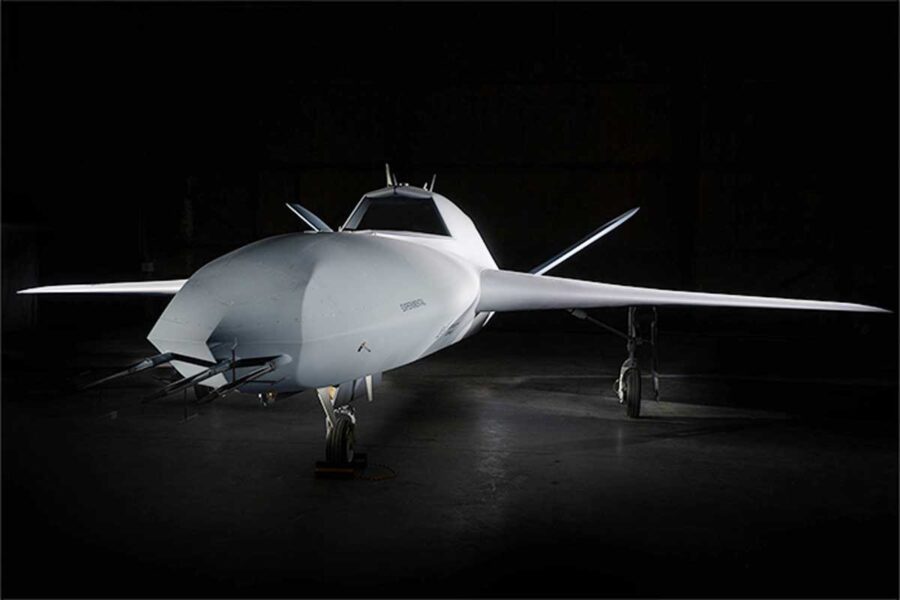 Northrop Grumman's YFQ-48A Talon Blue CCA.