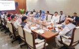 Defence Minister Rajnath Singh chaired a meeting of ministers on West Asia crises. (11.05.2026, New Delhi)