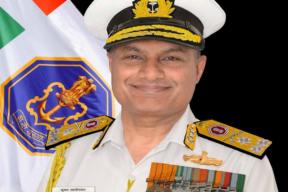 Vice Admiral Krishna Swaminathan has been appointed next chief of Indian Navy.