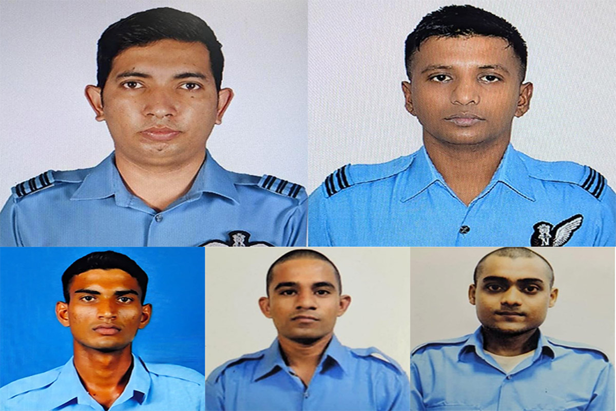 5 IAF personnel lost lives in AN-32 crash in Jorhat, Assam. (13.06.2026).