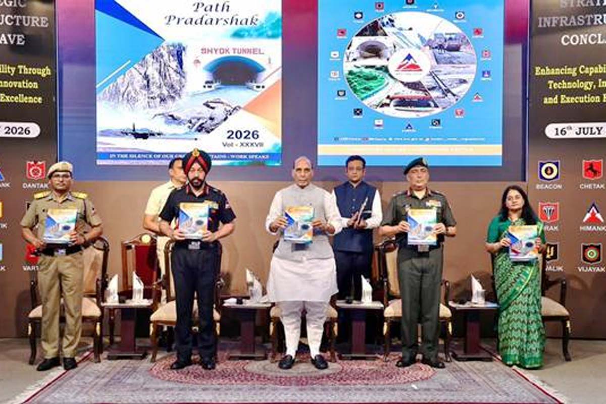 Defence Minister Rajnath Singh at BRO's Strategic Conclave.